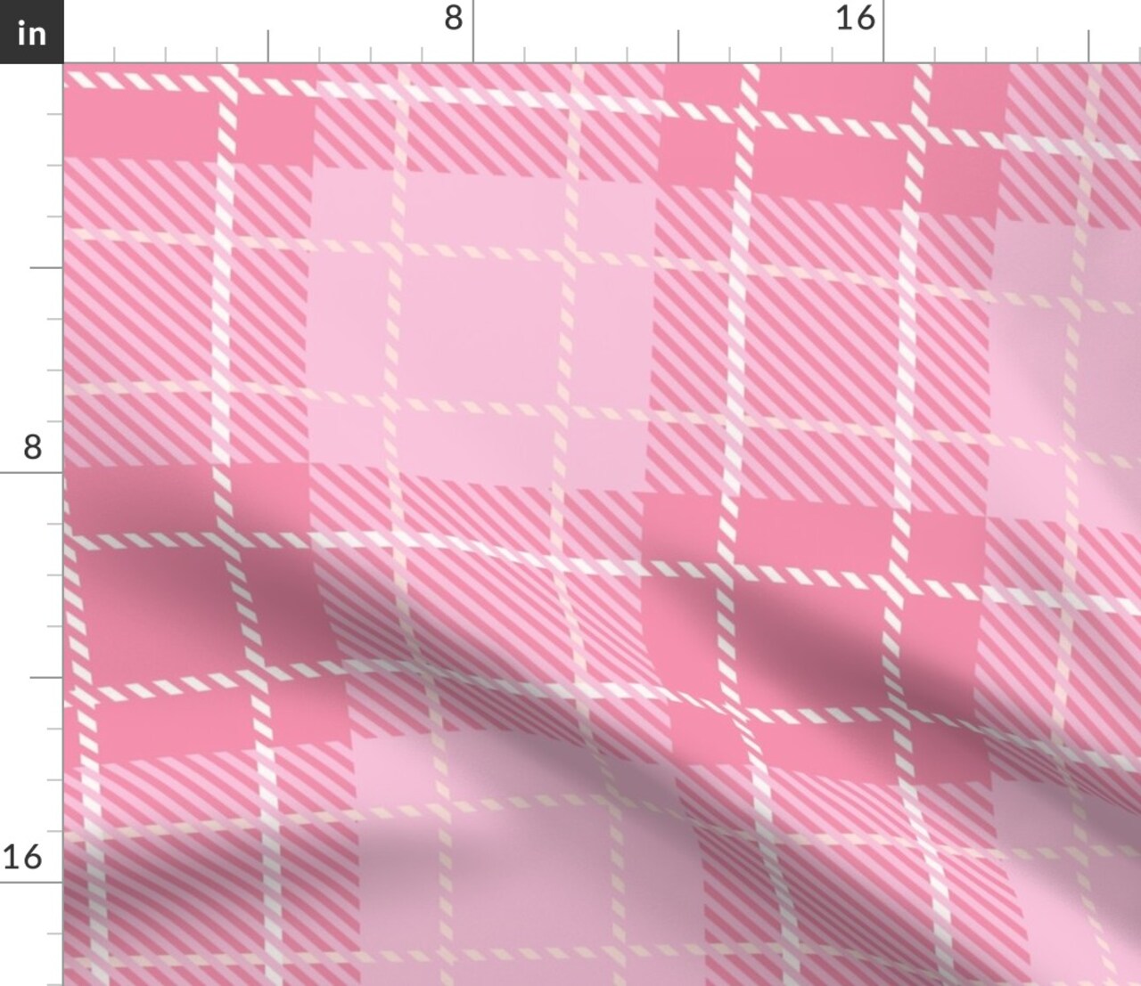 Retro Y2K Pink White Custom Printed Fabric by Spoonflower Various Fabrics by the Yard or Fat Quarter